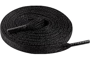 Kilter Flat Shoelaces 8mm Wide Trainers, Boots, Hi-Tops, Shoes, Football, Rugby, Gym, Running, Fashion