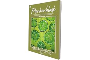ESENG® Markerblock A4, 40 Blätter / 80 Seiten - 160g/m² - weiß, Marker Pad (A4x1)