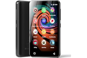 160G Spotify MP3-Player mit Bluetooth, Innioasis Mp4-Player mit Amazon Musik, Audible, Deezer, Hi-Fi 4 Zoll Touchscreen Musik Player mit Wi-Fi (Grau)