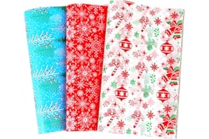 ZALAON Christmas Wax Paper - 150 Pieces Greaseproof Paper for Sandwich, Candy, Cookies Wrapping, Fried Food Basket Liner