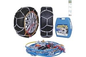 ‎GOODYEAR Goodyear 77935 Schneeketten 12 mm für SUV, Lieferwagen und Wohnmobil mit Selbstspannsystem, Größe 245