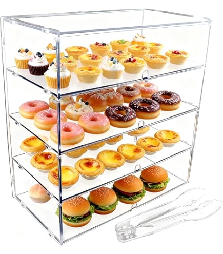 MBH Présentoir Neutre En Verre Pour Pâtisseries Et Pâtisseries 55 Cm 2