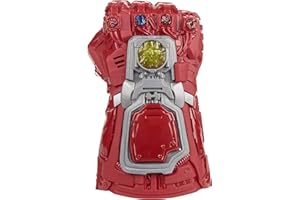 Marvel Avengers: Endgame Red Infinity Gauntlet Electronic Fist Roleplay Toy with Lights and Sounds for Children Aged 5 and Up