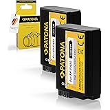 2 x batterie NP-FW50 per Sony NEX-3 / NEX-3A / NEX-3D / NEX-3K / NEX-5 / NEX-5A / NEX-5D / NEX-5H / NEX-5K / NEX-6 / NEX-7, S