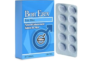 Glidan - 40 Pale Blue Pills for Men 100mg | Herbal Male Vitality Supplement | Boosted Energy & Extended Activity | Support Strength & Stamina | Natural Formula for Confident Performance