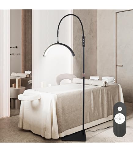 30W LED Halbmond Tischlampe – Dimmbar, 3000–6000K Farbtemperatur, Für Wimpernverlängerung & Nailart