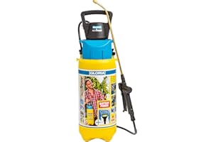 GLORIA Drucksprüher AutoPump Set | Elektrische Gartenspritze 5 L mit Batterie- oder Akkubetrieb | Automatischer Druckaufbau ohne Pumpen | Sprühgerät für Pflanzenschutz & Gartenpflege