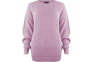 SA Fashions® Oversized New Ladies Womens Chunky Baggy Jumper Knitted Sweater Thick Top S-XXL 8-22