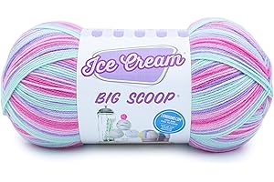 LION BRAND YARN Lion Brand Ice Cream Big Scoop Yarn-Unicorn