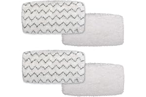 F Flammi - Cuscinetti di ricambio per aspirapolvere a vapore Bissell 1252 1606670 1543 1652 1132M 1530 11326 Symphony Hard Floor (4 pezzi)