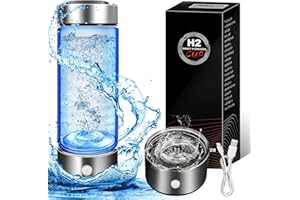 BILINAVY 2024 Wasserstoff-Wasserflasche, Wasserstoff-Wasserflaschen-Generator, 3Min schnelle Elektrolyse, geeignet für Reisen, Übung, Geschenk für Liebe