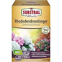 Substral Naturen Bio Rhododendron Dünger für Rhododendren und Hortensien, Nadelgehölze und Sträucher, wirkt bis zu 12…