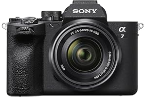 Sony Alpha 7 IV Vollformat Systemkamera mit 28–70mm Objektiv – 33 MP, Echtzeit-Autofokus, 10 B/s, 4K 60p Video, Touchscreen, Profi-Features für Foto & Film