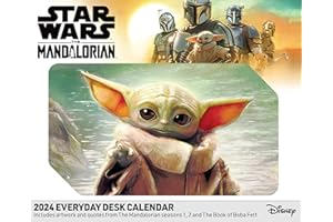 Star Wars The Mandalorian 2024 Desk Calendar, Page A Day Formatted Calendar, Official Product