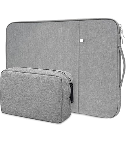 Custodia Inateck Per Laptop 15.3" MacBook Air M4/M3/M2 E Surface Laptop Studio, 360° Protezione E Tasca Frontale