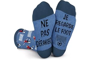 ZEACKUQ Chaussettes Humour Homme 43-46, Drole Fantaisie Rigolotes en Coton, Idee Cadeau Anniversaire Fete des Peres Noel pour Couple Papa Papi Grand Pere