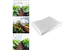 MODO AGRO Plástico Invernadero traslúcido agrícola 800 galgas 200 micras. Plástico Especial Agricultura y protección huertos Plantas Exterior Ideal para invernaderos huertas y Jardines (2X6)