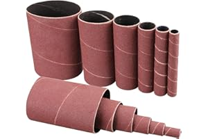 Shineboc 12PCS Aluminium Oxide Sanding Sleeves for Oscillating Sander, 120 Grit
