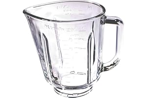 KA PARTS Reemplazo del nuevo tarro de vidrio de repuesto/jarra 1.5l para la batidora de pie KitchenAid (modelos que comienzan con KSB555, 5KSB555, KSB565, etc.)