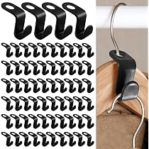 Lot De 5 Porte-Écharpes / Porte-Ceintures - Organisateur De Placard Rond En Métal Avec Revêtement PVC