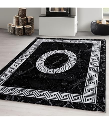 Moderne vloerkleed Oosters tapijt met ornamenten en