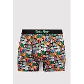 Rick And Morty Baskılı Renkli Boxer 0911985-34621