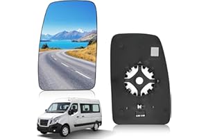 Convitex Glace Rétroviseur Gauche pour Master 3/Movano B/NV400 2010-2023 Chauffant ‎963655132R/4419416/9636600Q0M