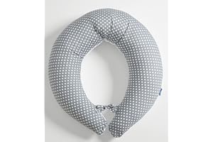 O Baby Love Coussin de Grossesse - d'allaitement et de maternité pour Dormir XXL 200 cm Circulaire - Housse 100% Coton dehoussable Lavable