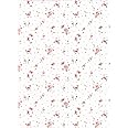 Papier Cadeau FSC 90 X 65 Cm - Lot De 3 Feuilles XXL Sans Plastique, Imprimé En Offset, Facile à Plier - Fabriqué En Italie