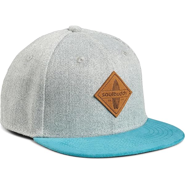 Soulbuddy Snapback Baseball Cap voor heren of dames, praktische en stijlvolle klep, uniseks, individueel verstelbaar, eenheidsmaat, lichtblauw, 55/60 cm Soulbuddy Snapback Baseball Cap voor heren of dames, praktische en stijlvolle klep, uniseks, individueel verstelbaar, eenheidsmaat, lichtblauw, 55/60 cm