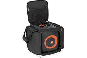 BQKOZFIN Speaker Tote Bag Compatible with JBL Party Box Encore Essential, Portable Speaker Carry Case (Black)