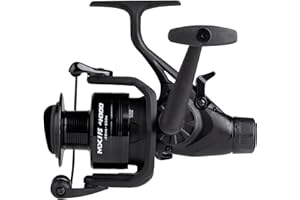 Mitchell MX1 FS Allround Fishing Reel - Spinning Free Spool Freshwater Carp Fishing Reels and Deadbait Pike & Zander Anglers - Robust and lightweight Black Aluminium - 2+1 Bearings