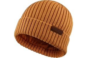 MAGISDU Bonnet Enfant Bebe Fille Garcon Laine Mérinos Casquette Chauffant Doublure Chapeau Hiver Chaud