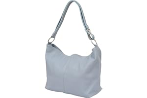 AMBRA Moda GL005 - Bolso de mano para mujer de cuero, bolso de hombro y bandolera