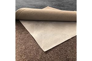 BESTO Rug Gripper Anti Slip Rug Underlay - Adhesive Polyester Stops Rugs from Moving - Provide Protection for Area Rugs 120cm X 180cm
