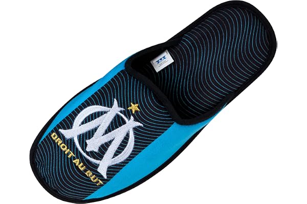 OLYMPIQUE DE MARSEILLE Chaussons Om - Collection Officielle Taille garçon