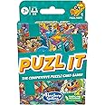 Puzl It Game, Competitive Puzzle Card Game for Ages 7 and Up, Kids Game, Family Game for 2 to 6 Players, Pizza Party Theme, Puzzle Games