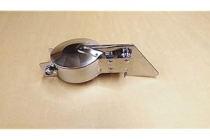 EXHAUST PARTS UK Clapet en acier inoxydable poli pour tuyau d'échappement 45 mm