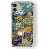 Multitronic iPhone 11 Uyumlu Van Gogh Kolaj Tasarım Baskılı Şeffaf Kılıf