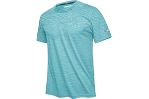 EKLENTSON Men's T Shirt Quick Dry Breathable Running Tops Crewneck Short Sleeve Workout Fitness Athletic Shirt