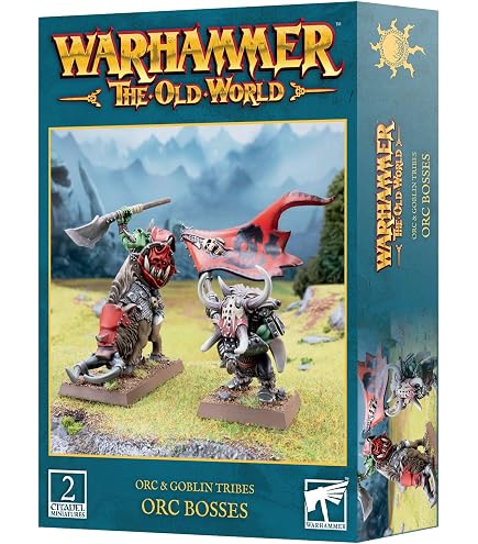 Warhammer The Old World – Black Orc Mob, 20 Orques Brutaux à Monter Et Peindre
