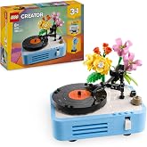 LEGO Creator 3-in-1 Turntable with Flowers 31172 | Toys for 8+ Year Old Boys Convertible to Retro Radio or Microphone Toy Bir