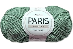 Frida's Wollhaus Drops 50 g Paris Baumwolle Sommergarn Babygarn Stricken Häkeln 54 Farben (uni colour 62 | Meeresgrün)