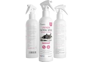 PAWBITS Lavender Calming Spray for Stressed and Anxious Dogs 250ml - Dog-Friendly Cologne to Neutralise Odours and Calm Anxious Pets