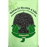 Natural Health 4 Life Dried Currants 200g Bag, Naturally Seedless Zante Grapes, Vegan, Gluten Free, Fat Free, Low Salt, Sweet