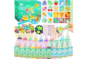 Eleanore's Diary Water Elf Kit, magisk vattengelleksak, kreativ magisk älva-vattenleksak med 22 gel och 20 former, vattenmåln