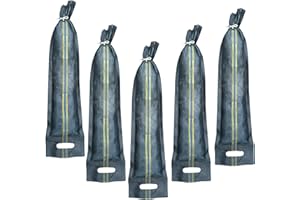 HLKAUF Sandsäcke inkl. Zugband Hochwasser THW Feuerwehr Silosandsäcke mit Tragegriff Hochwassersäcke Sandsack zum Befüllen Beschwerung Wassersperre unbefüllt