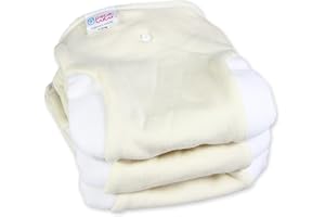 Petit Lulu SIO Basic AI2 Inserti per Pannolini in Tessuto Nuova Versione | Riutilizzabile e Lavabile | Pannolini di Stoffa | Bamboo Booster All In Two | Prodotto in Europa (3 pezzi)