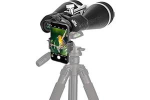 Gosky Skyview - Prismáticos de Astronomía 20x80, prismáticos Gigantes con Adaptador de digiscopia, para observación de la Luna, Aves, Turismo, Estrellas Fugaces