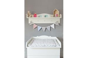 ‎KRAFTKIDS KraftKids Hängeregal weiß Wandregal für Wickeltisch Kommode